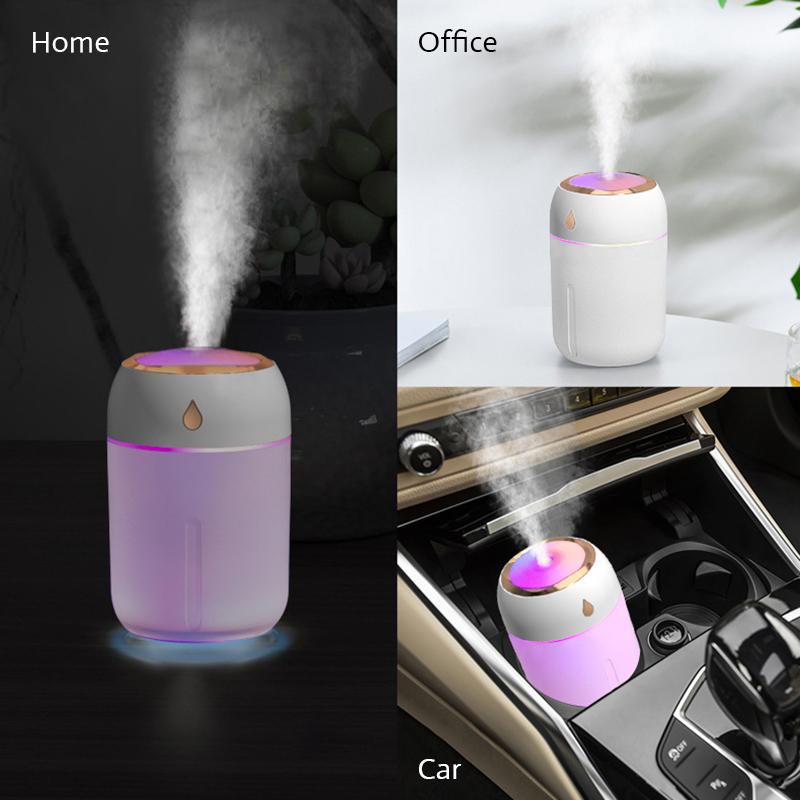 Acheter Humidificateur portatif de tasse d'humidificateur d'usb de 320ml  pour la voiture, bureau, chambre à coucher, Mini vaporisateur sans filtre